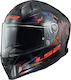 LS2 FF811 Vector II Full Face Helmet with Pinlock ECE 22.06 1500gr Kamo Black Blue Titanium KR520681
