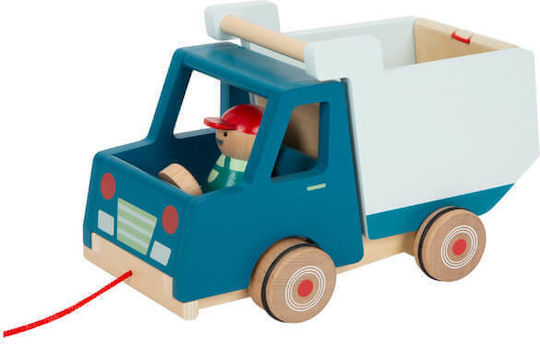 Small Foot Pull-Along Toy Truck made of Wood for 18++ Months
