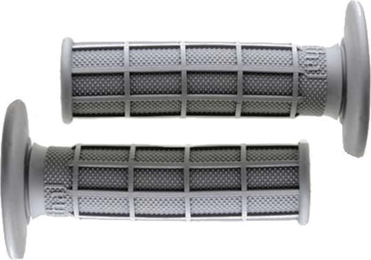 Renthal Motorcycle Grips MX Full Waffle in Gray Colour REN-