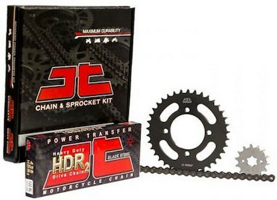 JT Sprockets Σετ Γρανάζια Αλυσίδα (15-44-428HDR) για Honda GTR 150