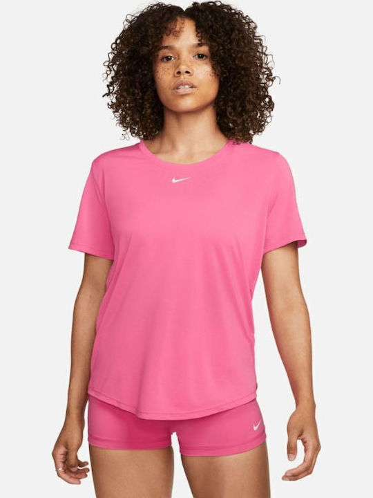 Nike One Women's T-shirt Dri-Fit Fuchsia