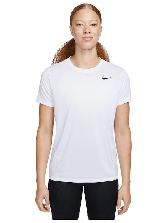 Nike Bluza Damă Tricou Dri-Fit Alb