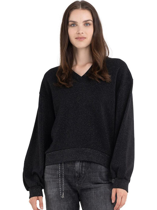 Women's Sweatshirt Black Lurex