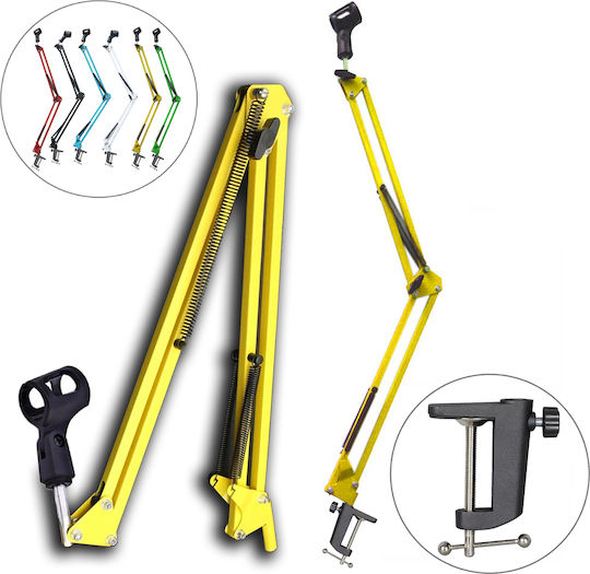 Next NB-35 Yellow Microphone Arm Scissor Type for Desks & Tables