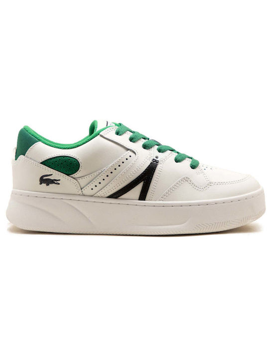 Lacoste L005 222 1 SMA Ανδρικά Sneakers Λευκά