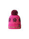 Youth Ski Tuke Kids Beanie Knitted Fuchsia