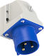 PCElectric Male Industrial Socket Type 3P 32A IP44 523-6 5pcs