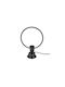 Dekorative Lampe mit Fassung für E27 Lampe Schwarz