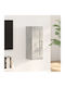 Kabinett Wand Grey Concrete 35x34x90cm