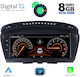 Digital IQ Car-Audiosystem für BMW Serie 5 / Serie 3 S.5 (E60) 2003-2008 (Bluetooth/USB/AUX/WiFi/GPS/Android-Auto) mit Touchscreen 12.3"