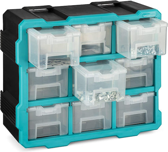 Navaris Συρταριέρα Εργαλείων Plastic with 9 Stackable Sorters W37.8xD15.2xH32cm