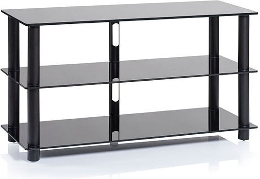 NorStone Epur 3 Мебел за Hi-Fi Черен 110x58.1x40см