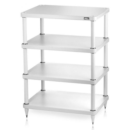 Solidsteel S3-4 Rack 4 Επιπέδων Λευκό 58.4x90.5x43cm