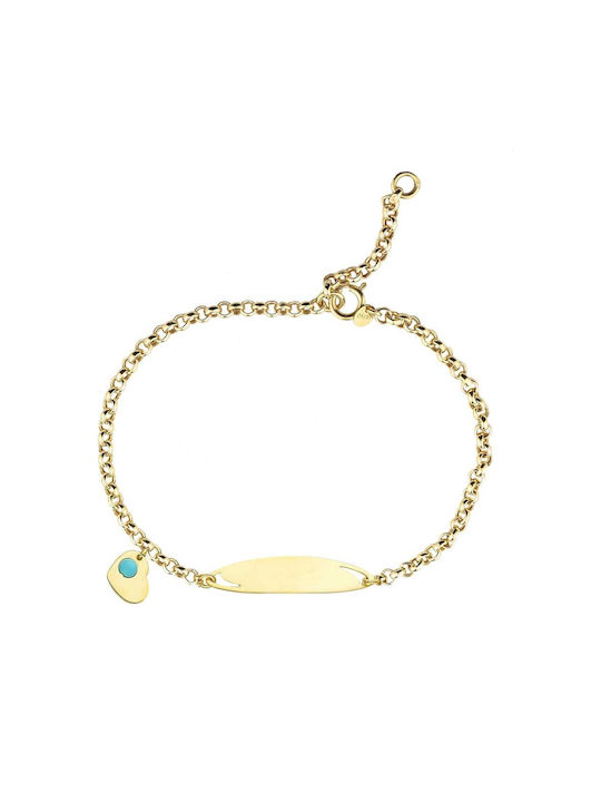 Children's Bracelet-Identity VITOPOULOS Gold 14K