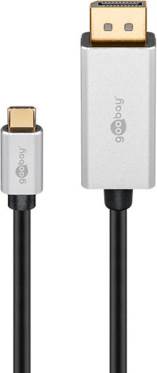 Goobay USB 2.0 Cable USB-C Male - DisplayPort Black 2m