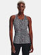 Under Armour Heat Gear Damen Sportlich Bluse Ärmellos Schwarz