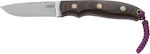 Columbia River Knives Huntn Fisch Knife Brown with Blade made of Steel in Sheath