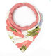 Kiki Bibs Flowers Бандана Текстил с бутон Розов