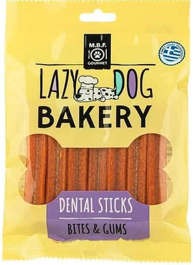 M.B.F. Lazydog Zahnpflege Stick Hund für Kleine Rassen mit Geschmack Erdnussbutter 70gr 7Stück