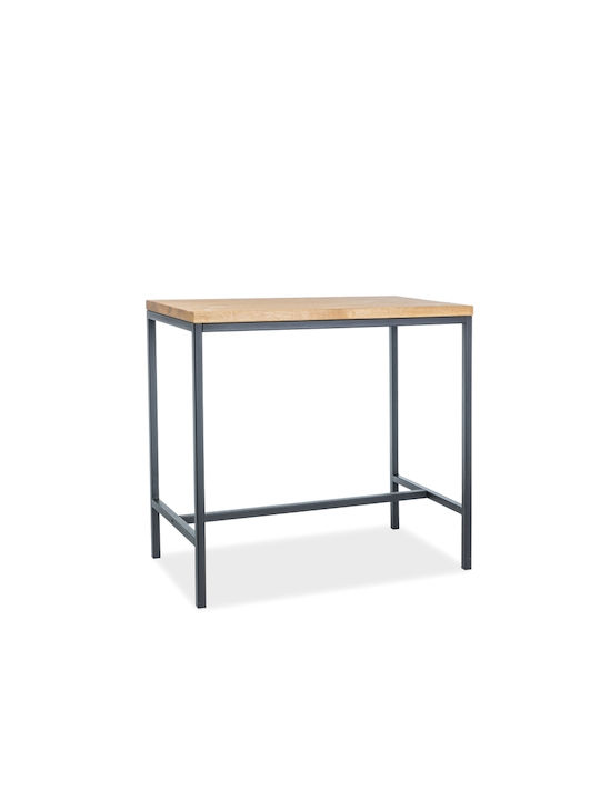 Metro Tisch Bar aus Massivholz & Metall 110x60x100cm