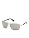 Web Men's Sunglasses with Silver Metal Frame and Gray Lens WE0280 16C