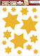 Herma Stickers Window Decor Stars Gold