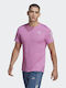 Adidas Own The Run Bărbați T-shirt Sportiv cu Mânecă Scurtă Pulse Lilac / Reflective Silver