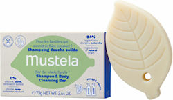 Mustela Shampoo & Body Cleansing Bar Baton de săpun pentru Corpul & Părul 75gr