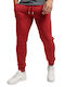 Sweatpants with Elastic Red