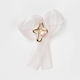 Bellissimo Amulet De Botez Rever Metalic Roz 50...