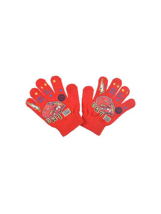 Gloves "McQueen" red (Red)
