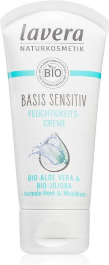 Lavera Basis Sensitiv Ενυδατική Κρέμα Προσώπου με Aloe Vera 50ml