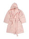 Dimcol Νο8 32121533002 Kids Swimming Bathrobe Pink with Hood