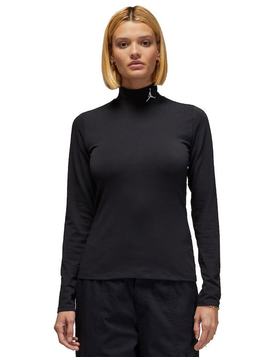 Jordan Women's Blouse Long Sleeve Black