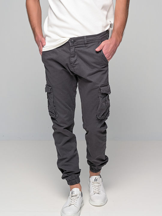 Ben Tailor Men's Trousers Cargo Elastic Anthracite