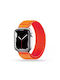 Tech-Protect Nylon Pro Curea Tesatura Portocaliu (Apple Watch 42/44/45mm - Ceas Apple 42/44/45mm) THP1466