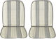 Set Spătare Auto 2buc Mat Arizona Gri / Bej