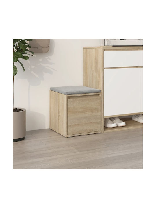 Hocker Für das Wohnzimmer Mit Stauraum Hölzernes Braun 40.5x40x40cm