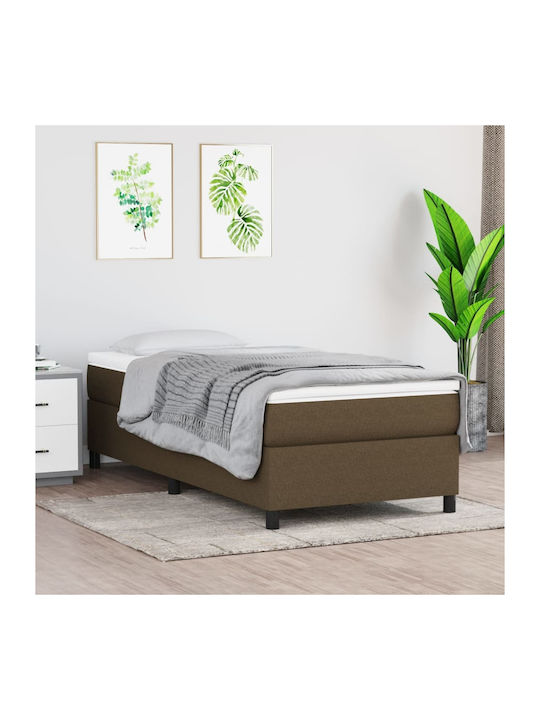 Mattress Foundation Single Upholstered with Dar...