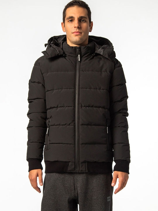 Geacă de Iarnă Puffer Neagră