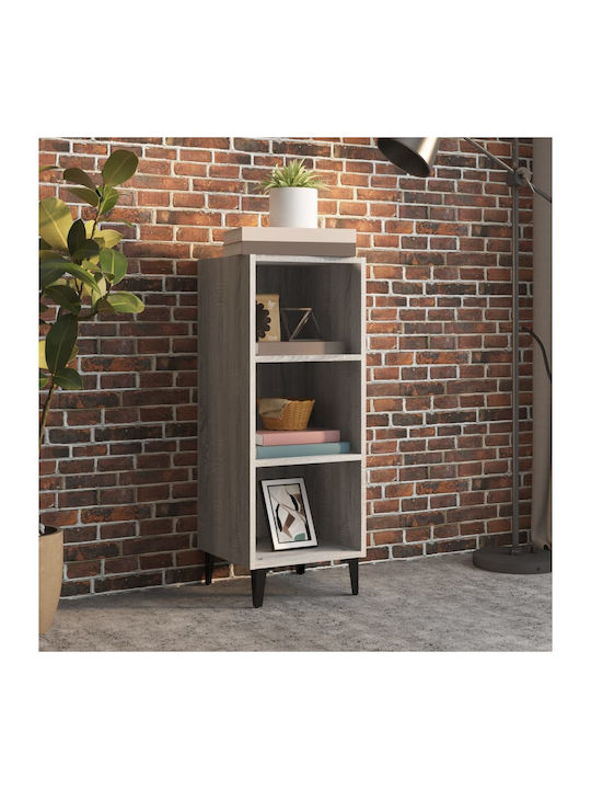 Cabinet de Birou în Culoare Gri, 34.5x32.5x90cm