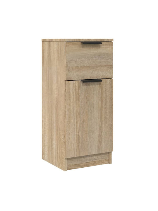 Wooden Storage Cabinet Sonoma Δρυς L30xW30xH70cm