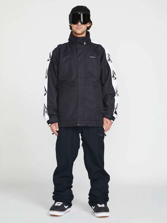 Volcom G0452307-BLK Ανδρικό Μπουφάν για Σκι & Snowboard Μαύρο
