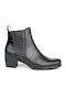 Neus17 Leder Stiefeletten Damen Schwarz