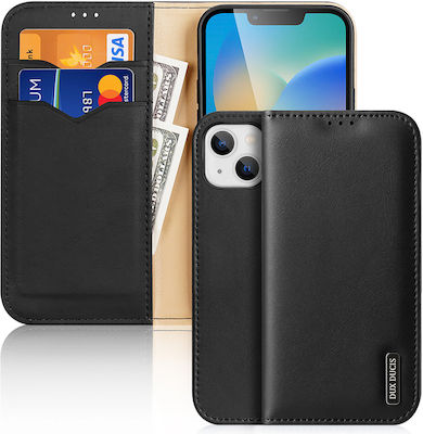 Dux Ducis Hivo Leather Wallet Black (iPhone 14 Plus)