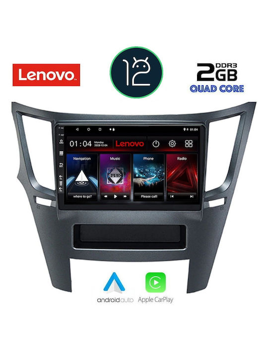 Lenovo Ηχοσύστημα Αυτοκινήτου για Subaru Legacy / OutBack 2009+ (Bluetooth/USB/WiFi/GPS) με Οθόνη Αφής 9"