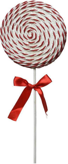 Kaemingk Christmas Plastic Figure Candy Red Length 9.5cm
