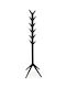 Bizzotto Wooden Coat Rack Black Daiki 60x60x169cm