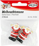 Santa Claus Red 3.5x2.5cm 2pcs