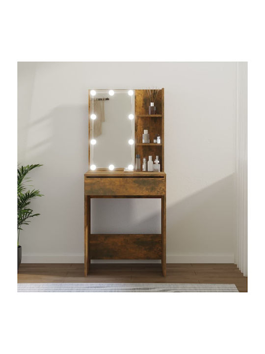 Floor-standing Makeup Dressing Table Wooden Smo...